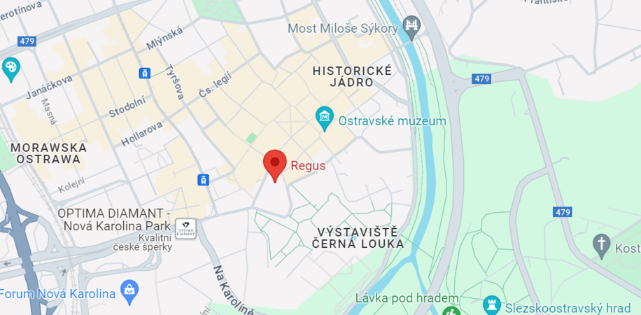 Místo školení NobleProg, město Ostrava 